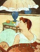 Mary Cassatt The Lamp France oil painting artist